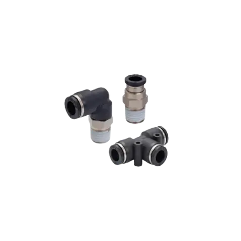 Air fittings and connections for woodworking machinery.