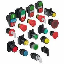 Electrical components for woodworking machines. PAnel buttons, E-Stops, Sensors, and illuminated buttons. 