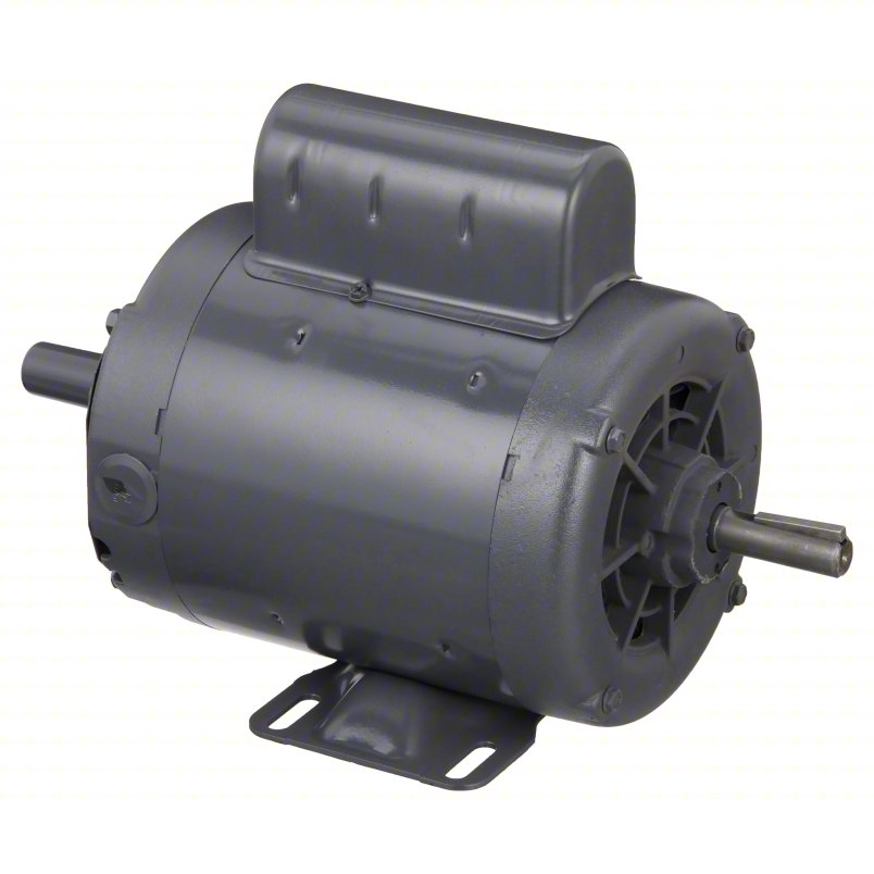 DAYTON Power Tool Motor, 2-Shaft, 1 HP, 3450rpm, 115/230V