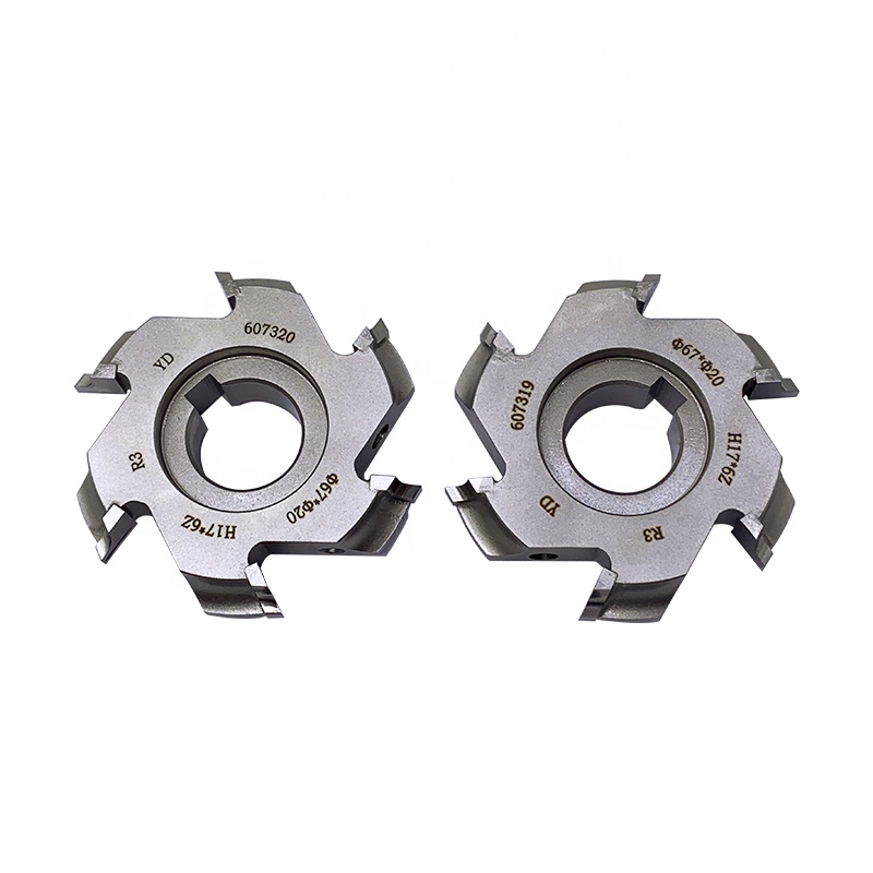 Trim Cutters for CEHISA Edge Banding Machine, Others, 20mm Bore, Straight, 3mm Radius (2pc Set)