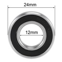 Cantek Edgebander Bearing, 12mm x 24mm x 6mm, (BB690104), image 4