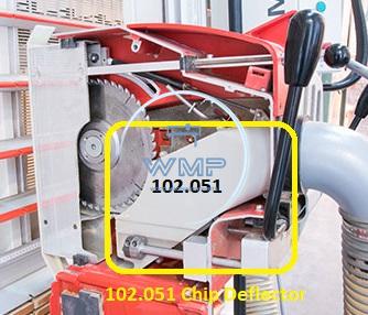 Striebig Chip Deflector #102.051 for Vertical Panel Saws
