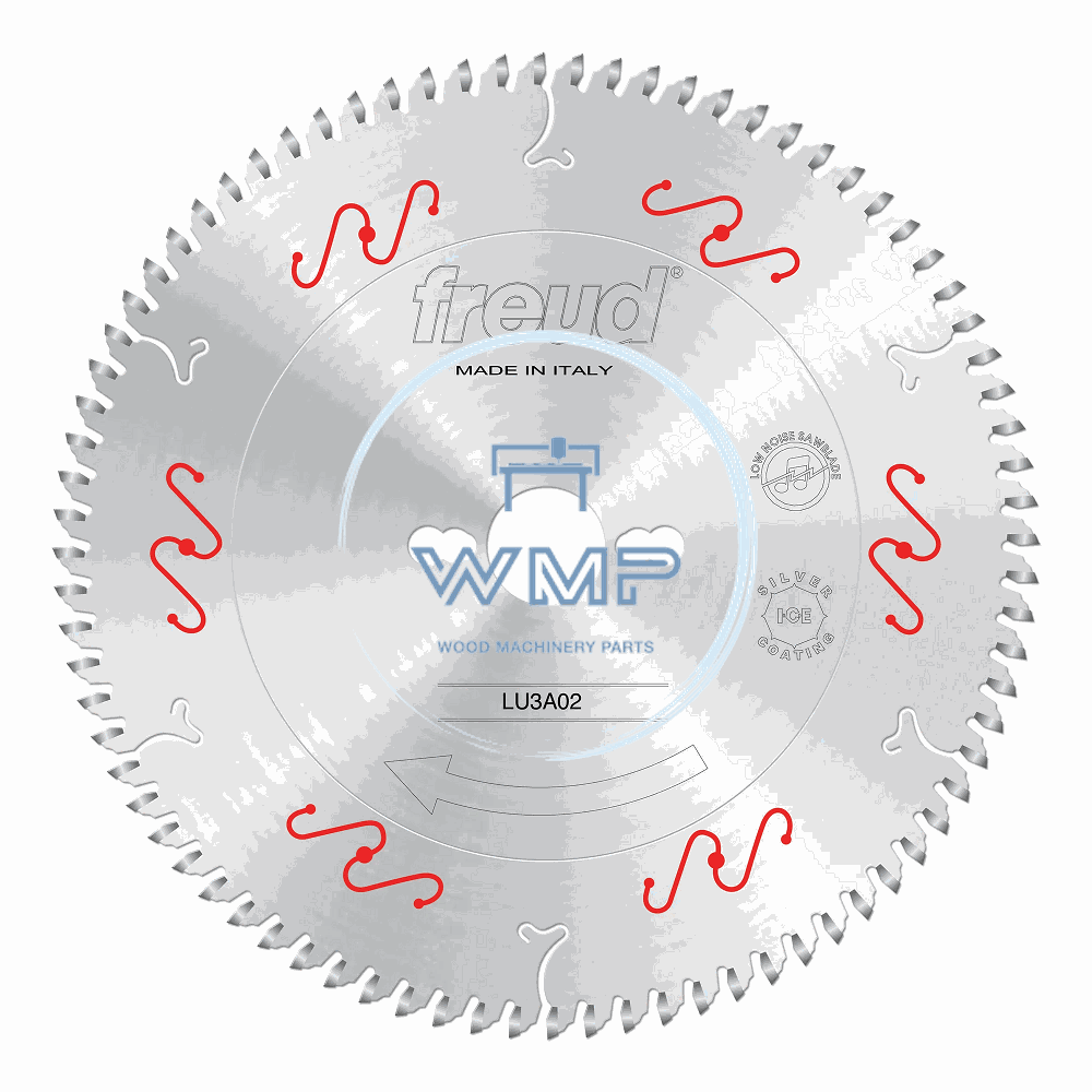 Saw Blade, 250mm x 80T, LU3A02, Striebig Panel Saw, Freud 
