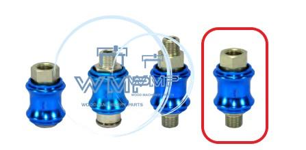 Slide Valve, Hand Slide Flow Control, 1/4" NPT Thread, Aluminum