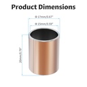 Cantek Edgebander Bearing, 15mm x 17mm x 20mm, (BD152001) image 3