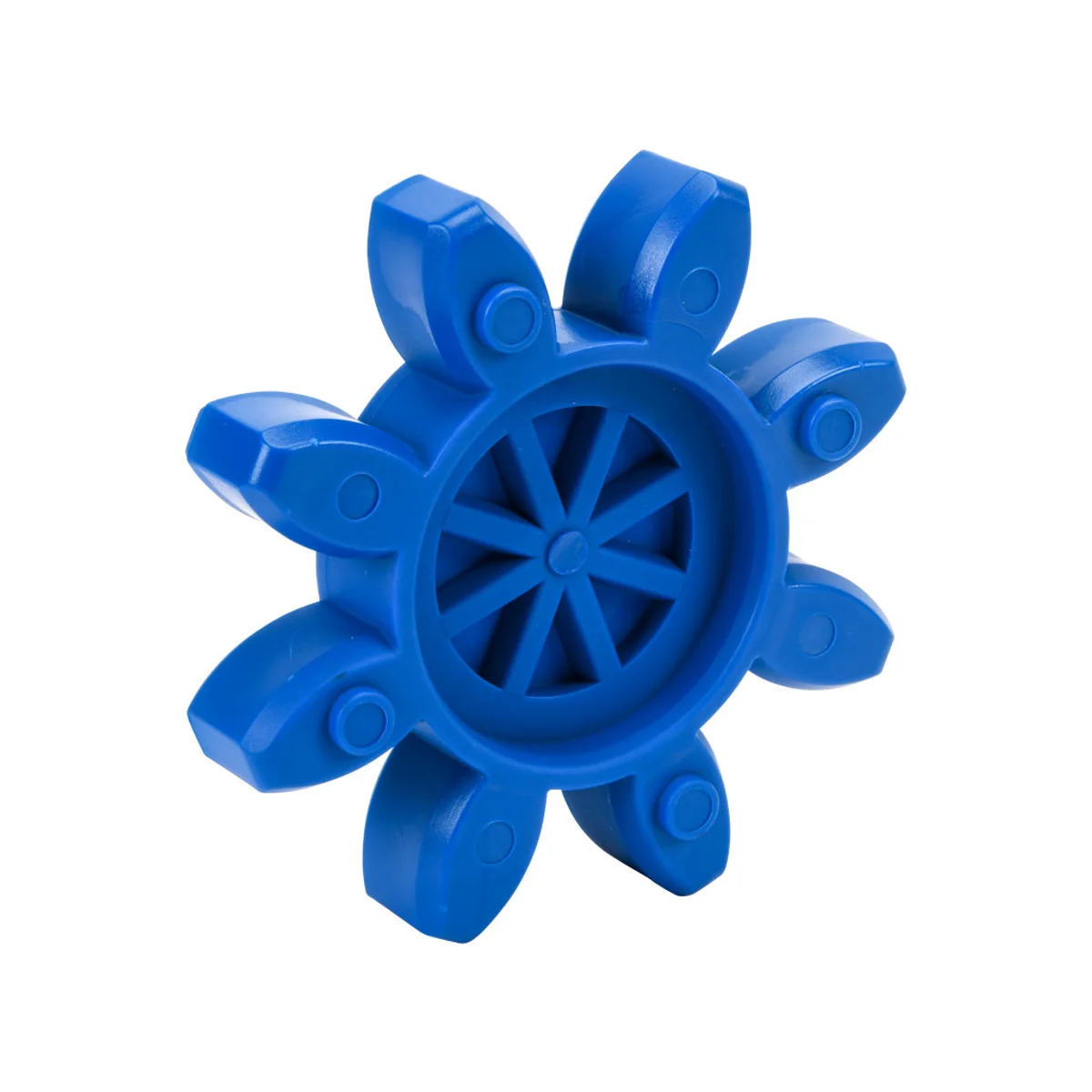 Sung-Il Machinery drive coupling spider, jaw type, size 100, thermoplastic polyurethane, 98A durometer. For use with SJC-100C series hubs. - Image 1