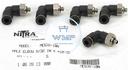 5/32" tube to #10-32 pneumatic push-to-connect fitting, male, elbow, rotating