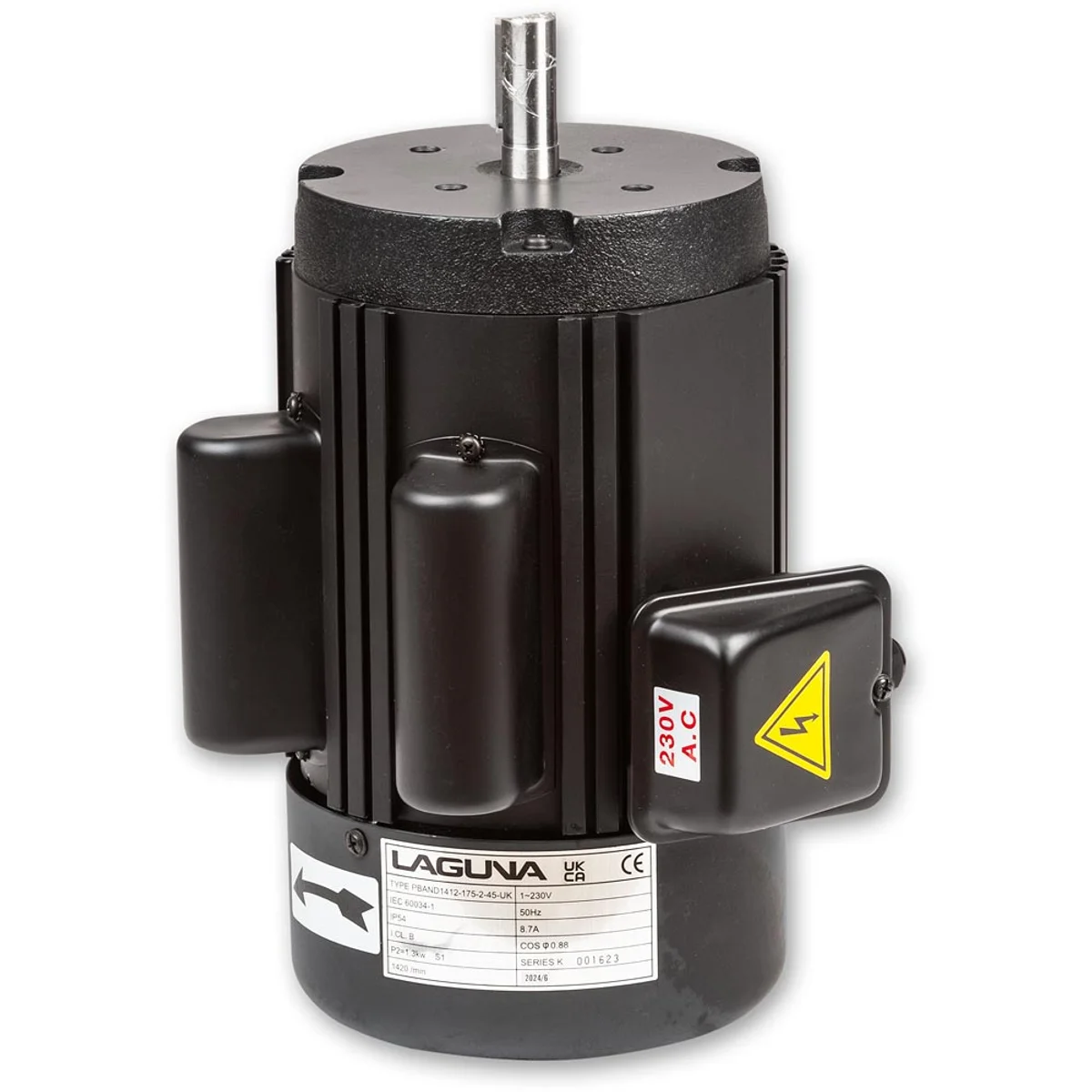 Laguna Band Saw Motor For 14-12 Bandsaw, 220V 1 Phase, (MBAND14BX220-250-2-45) - Image 1
