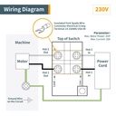 120/230V Dual Voltage, On|Off Switch, Safety Power Switch for Table Saw, Router Table, Drill Press, Bench Saw, Bandsaw, Grinder, Other, 28 Amps, 1 Phase - Image 5