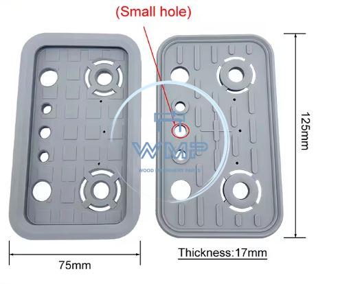 Homag Vacuum Pod Gasket, 125x75x17mm, 4-011-11-0079