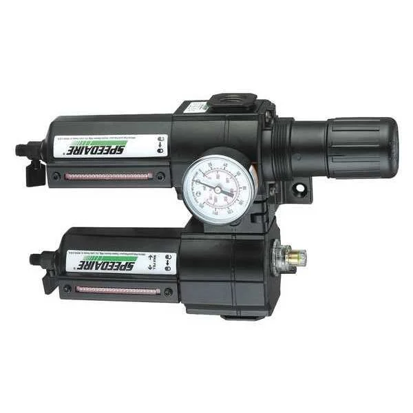 Speedaire Air Filter/Regulator/Lubricator, 3/4 Inch NPT, 186 CFM, 250 PSI, (7D734) - Image 2