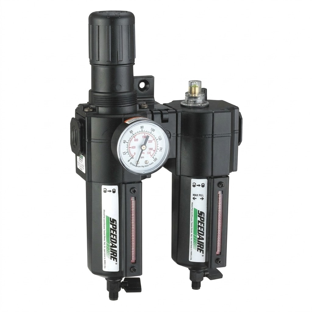 Speedaire Air Filter/Regulator/Lubricator, 3/4 Inch NPT, 186 CFM, 250 PSI, (7D734) - Image 4