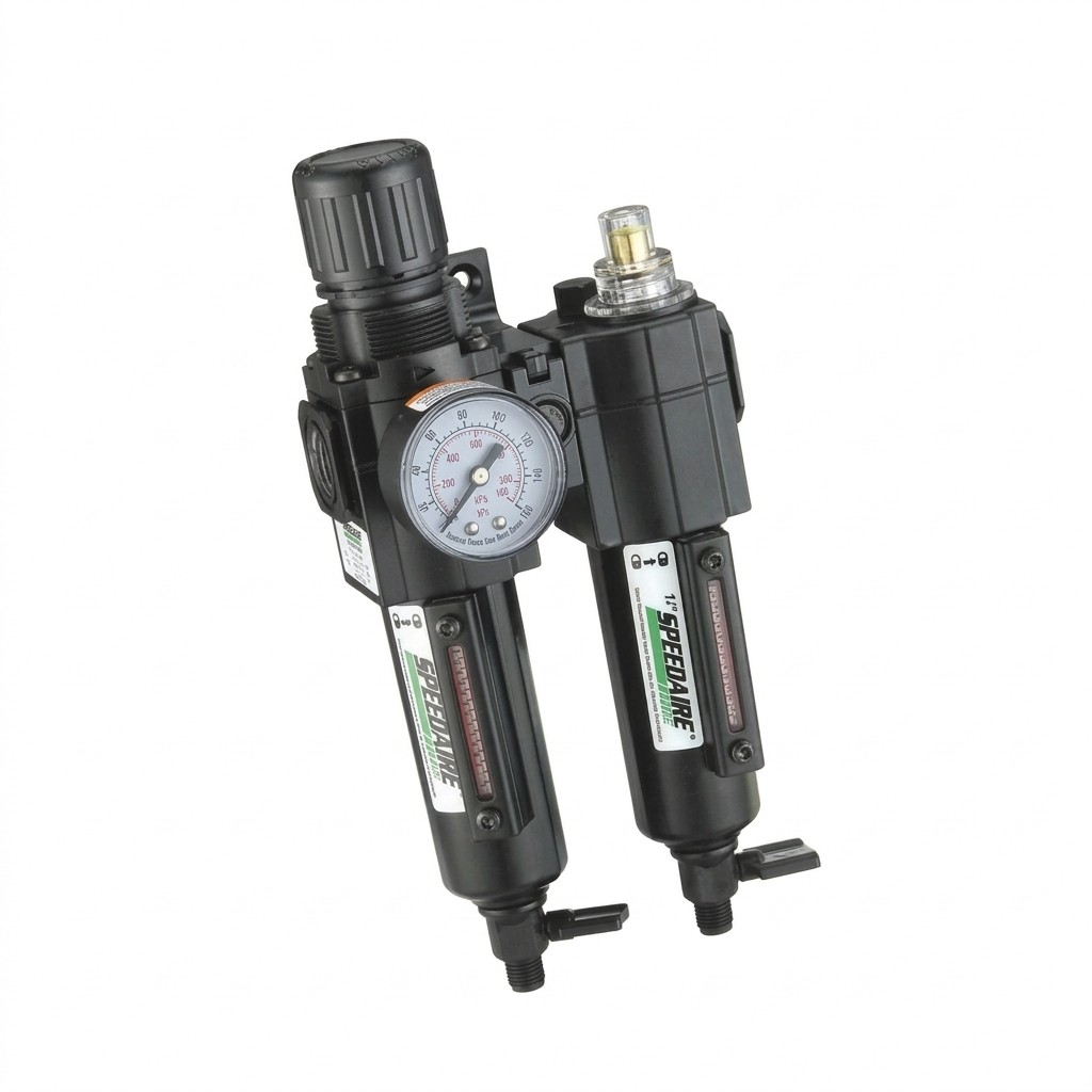 Speedaire Air Filter/Regulator/Lubricator, 3/8 In. NPT, 51 Cfm, 250 Psi 7D690, (7D690) - Image 1