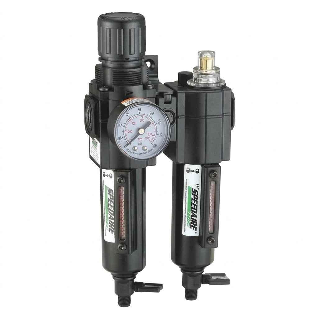Speedaire Air Filter/Regulator/Lubricator, 3/8 In. NPT, 51 Cfm, 250 Psi 7D690, (7D690) - Image 4
