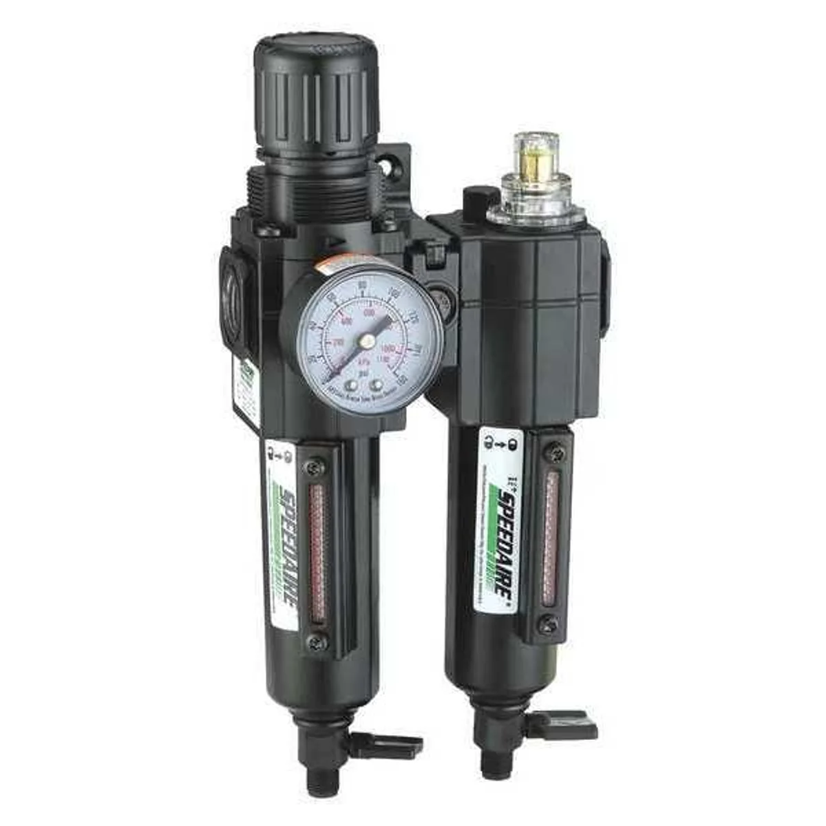 Speedaire Air Filter/Regulator/Lubricator, 3/8 In. NPT, 51 Cfm, 250 Psi 7D690, (7D690) - Image 5