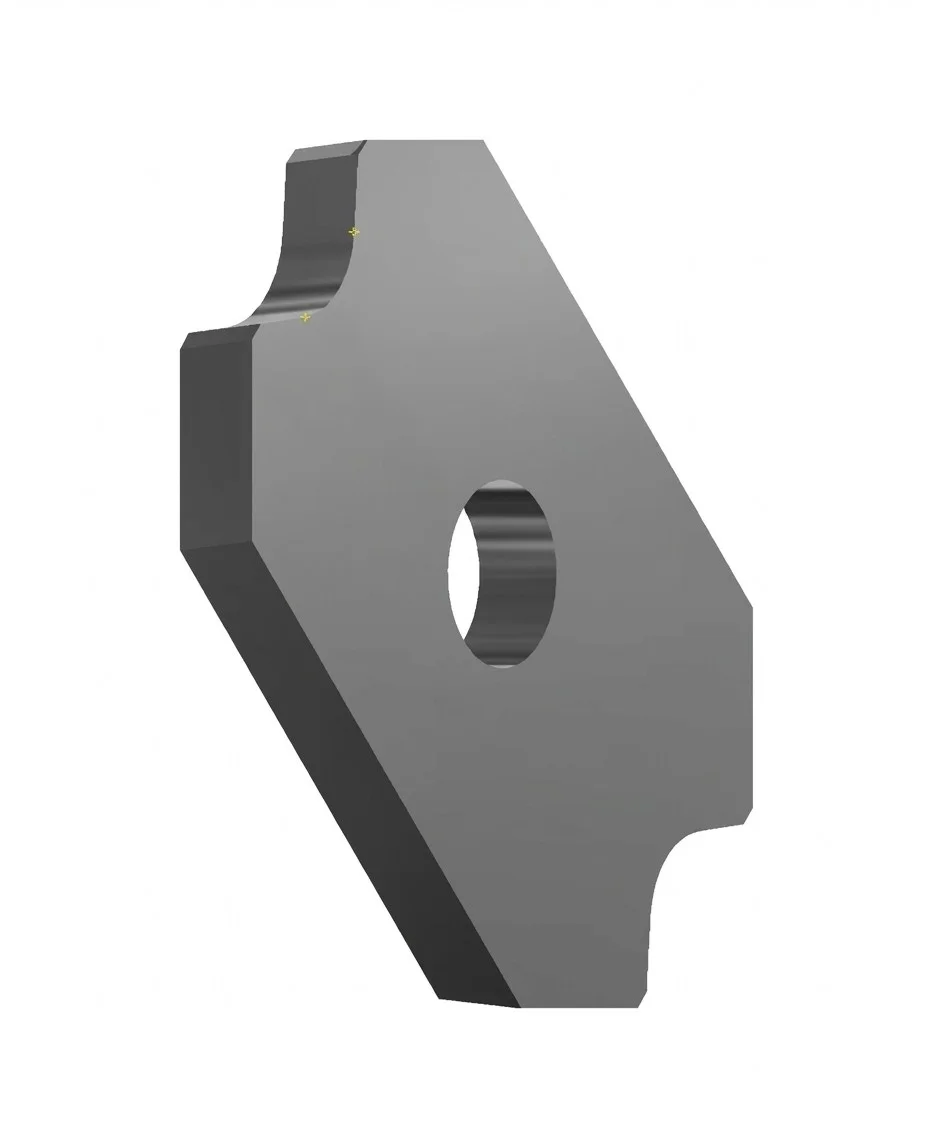 2mm Radius Scraper for Cantek Edgebanders, (722278) - Image 1