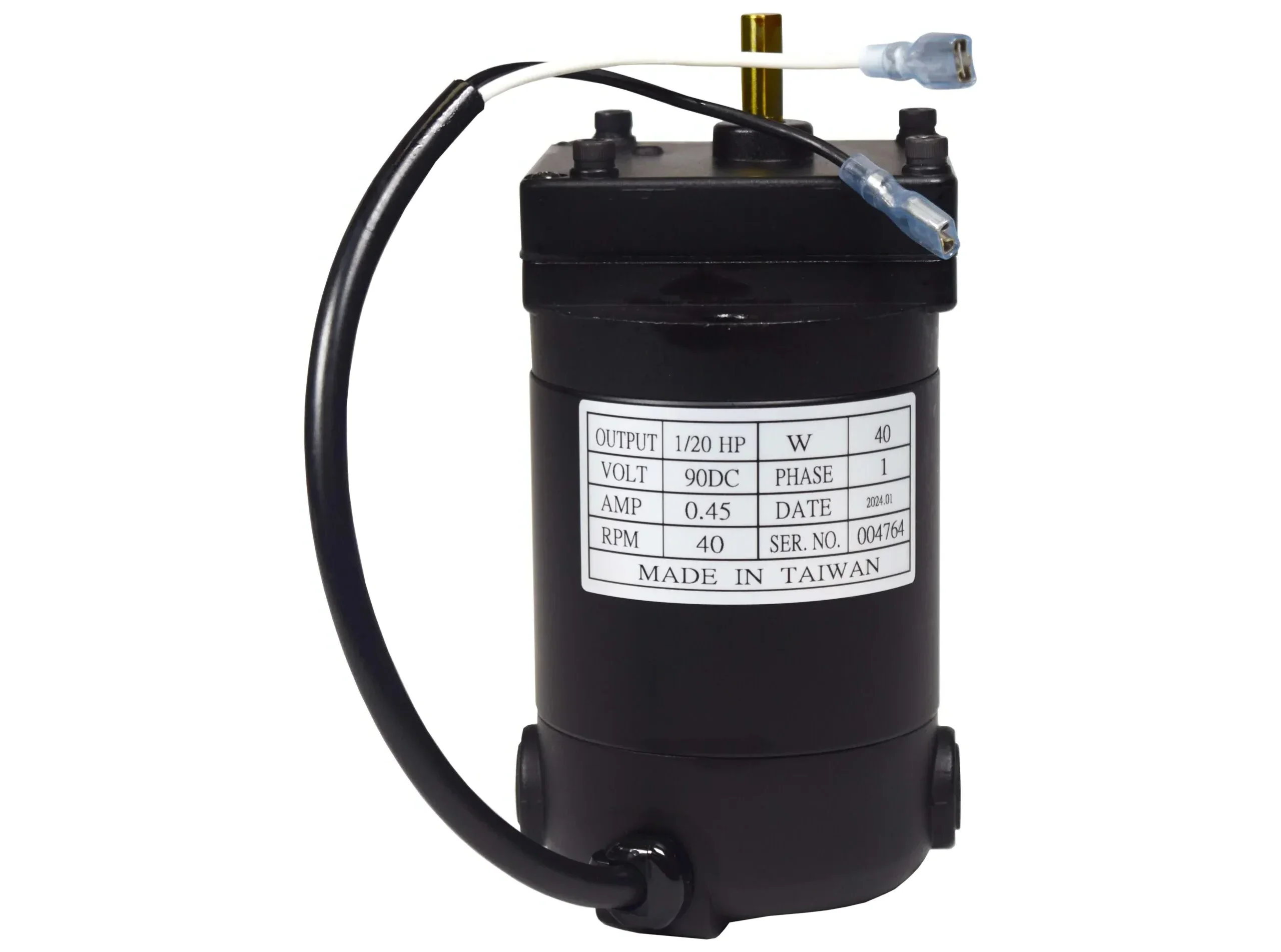 Laguna, Drum Sander Feed Belt Gear Motor, for Supermax Sanders, 1/20HP, 90VDC, (480BS-101) - Image 3