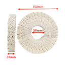 Premium Cotton Buffing Wheel For Homag SCM, Other Edgebanders, 150*50*20mm, (4005150014)