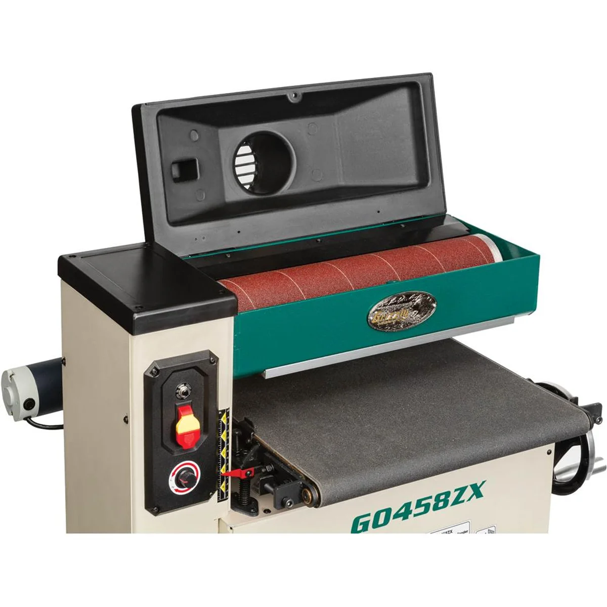 Grizzly G0458 Drum Sander Conveyor Feed Belt, Silicon Carbide, 18" x 44-1/2", 100 Grit - Image 1
