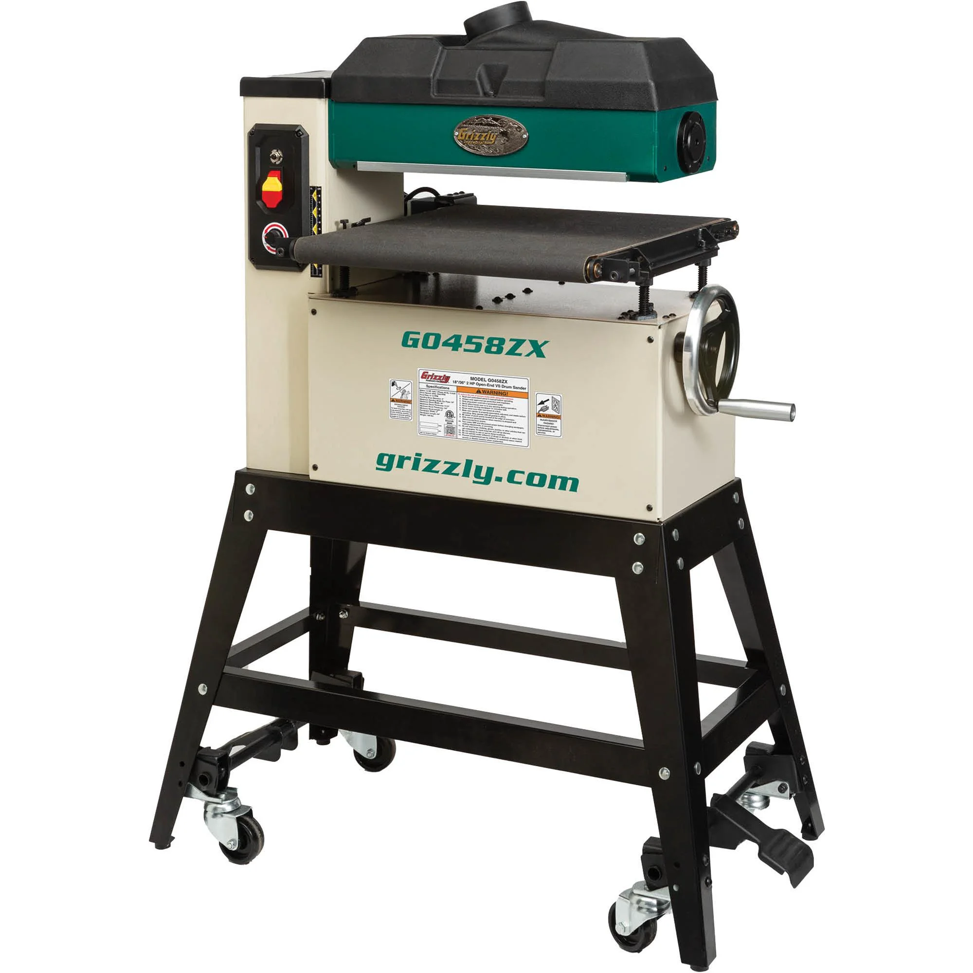 Grizzly G0458 Drum Sander Conveyor Feed Belt, Silicon Carbide, 18" x 44-1/2", 100 Grit - Image 5