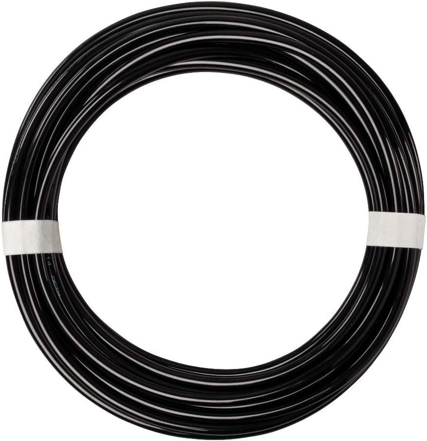 Pneumatic Tubing, Air Line, Air Hose, Polyurethane, Black, 1/8 Inch O.D, .062 Inch I.D., (100ft Package) - Image 4