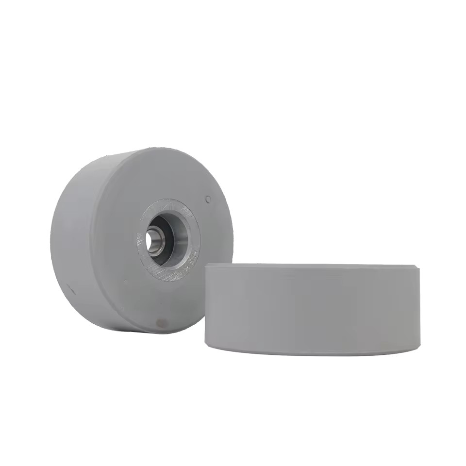 SCM Edgebander Rubber Pressure Roller Wheel, Grey, 65x8x25mm, (331661) - Image 4
