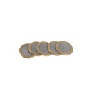 Homag Weeke, CNC Vacuum Pod Brass Filter Screen, 15mm Dia x .08mm