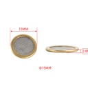 Homag Weeke, CNC Vacuum Pod Brass Filter Screen, 15mm Dia x .08mm