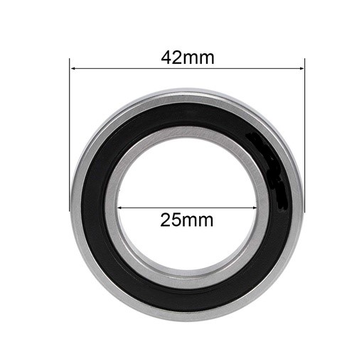 Cantek Edgebander Bearing, 25mm x 42mm x 9mm, (BB690504)