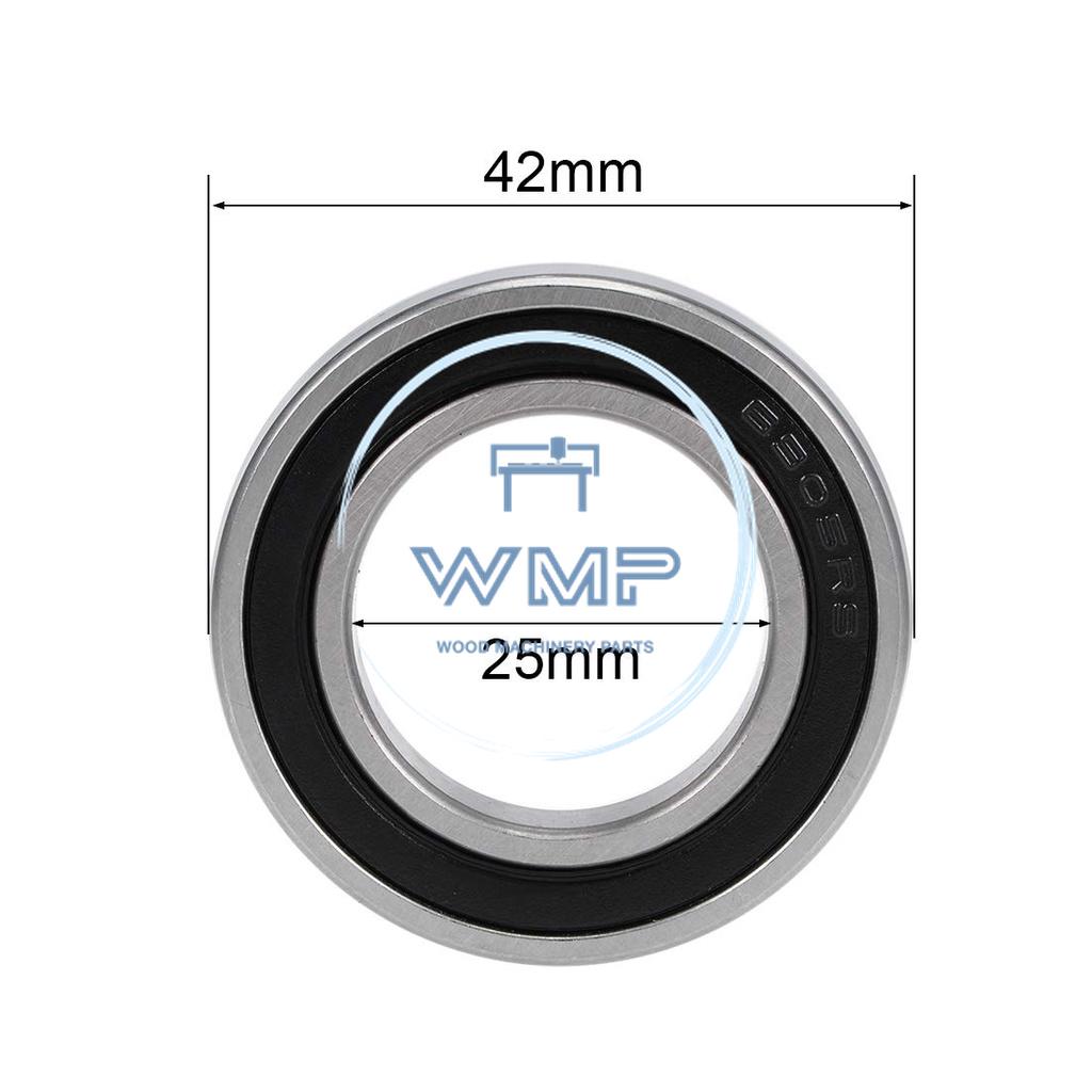 Cantek Edgebander Bearing, 25mm x 42mm x 9mm, (BB690504)