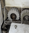 Pressure Roller Wheel with Recess for Homag Brandt Edgebanders, 70x18x25mm, (2-250-19-4040)