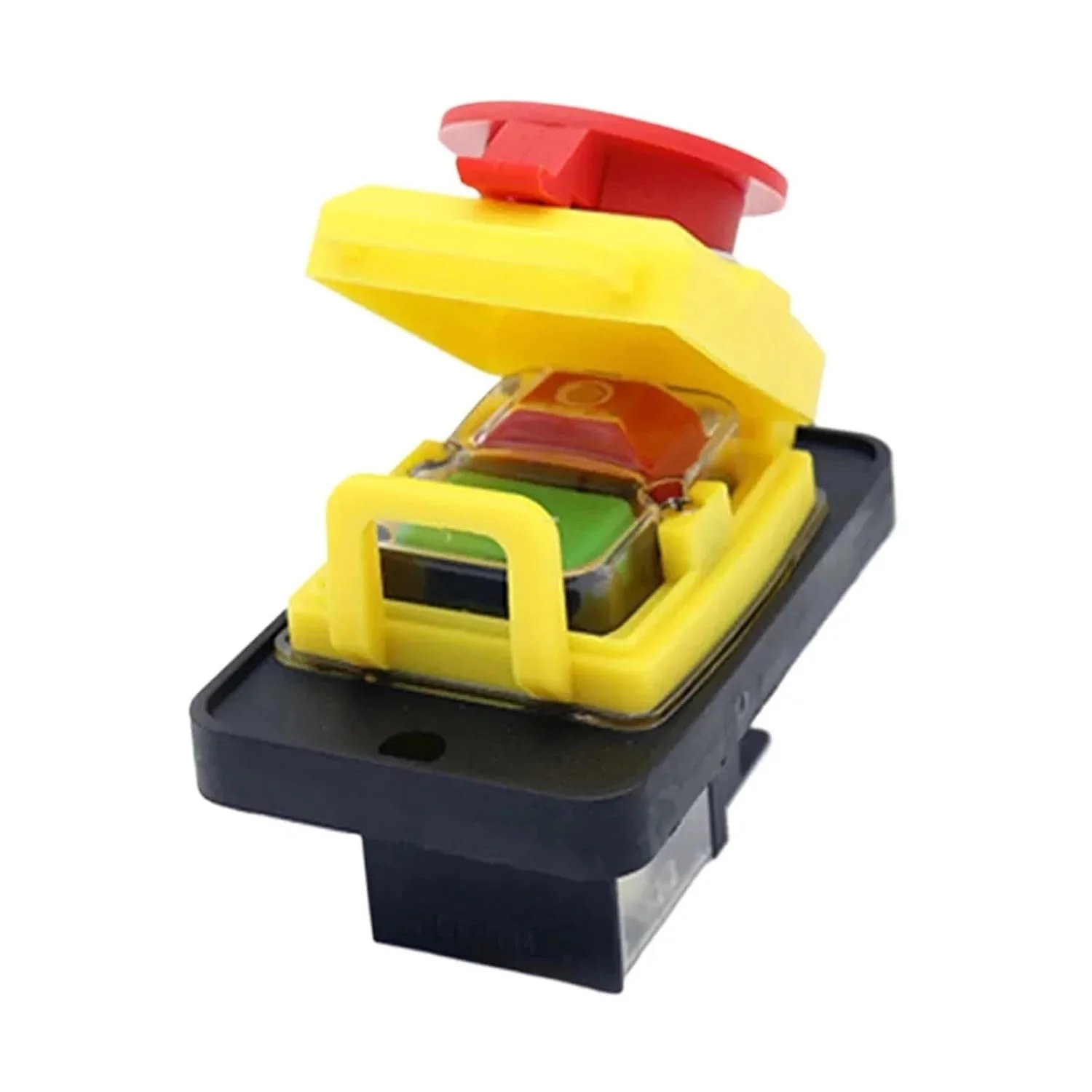 Electromagnetic Push Button Switch, 120V, 10A, 4 Pin, (KJD12) - Image 1