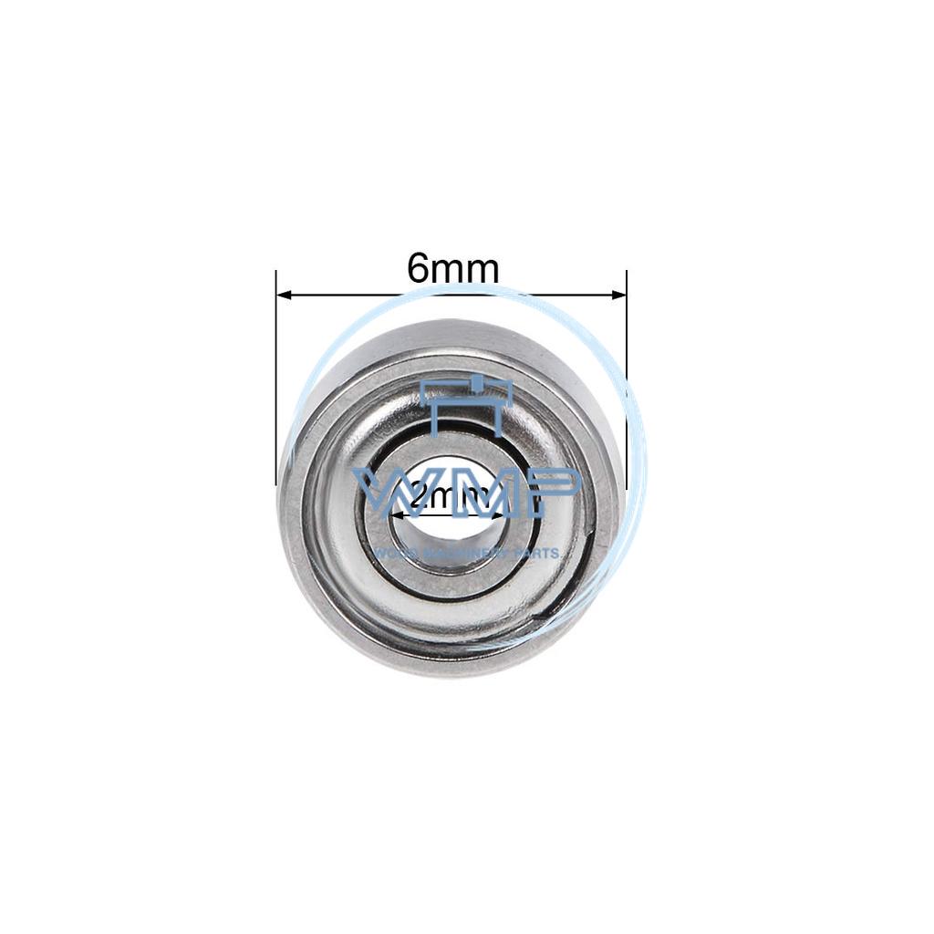 Cantek Edgebander End Trimmer Bearing, 2mm x 6mm x 3mm