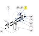 Cantek Edgebander, End Trimmer Bearing, 2mm x 6mm x 3mm