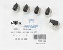 1/8" tube to 1/4" NPT pneumatic push-to-connect fitting, male, elbow, rotating (Pack of 5)