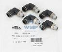 5/16" tube to 1/8" NPT pneumatic push-to-connect fitting, male, elbow, rotating ,image 1