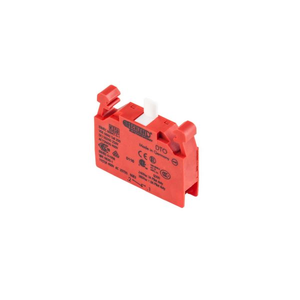 Striebig Panel Saw Push Button, Red, Standard, 047.825, Contactor Only, image 3
