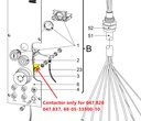 Striebig, Saw E-Stop Button, Replacement Contactor for 047.826 (OEM)
