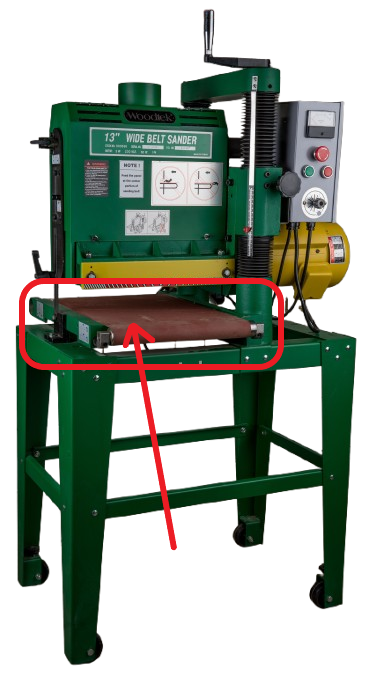 Woodtek Wide Belt Sander, Model 900-888 Conveyor Drive Belt, (13-32), image 2