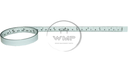 Striebig, Tape Measure Inch/mm For Standard Saw, Left, (023.145)