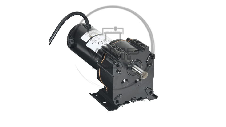 IronHorse VP1 series parallel shaft DC gear motor, 1/8hp, 90 VDC, 21rpm, 280 lb-in full load torque, 1.3 FLA, 88:1 ratio, 5/8in shaft diameter.