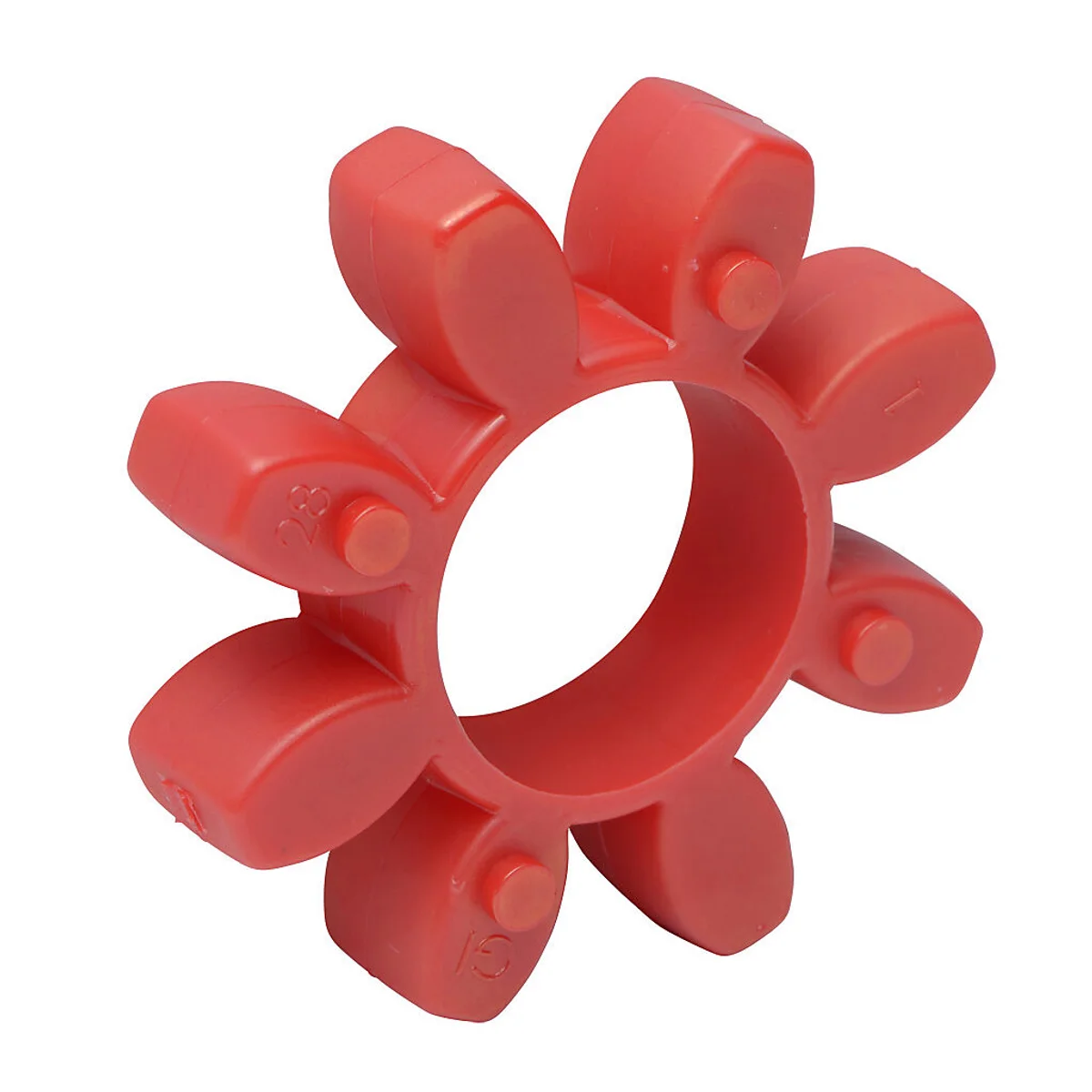SureMotion drive coupling spider, jaw type, size 65, polyurethane, 98A durometer. For use with DC-JAC65 series hubs.