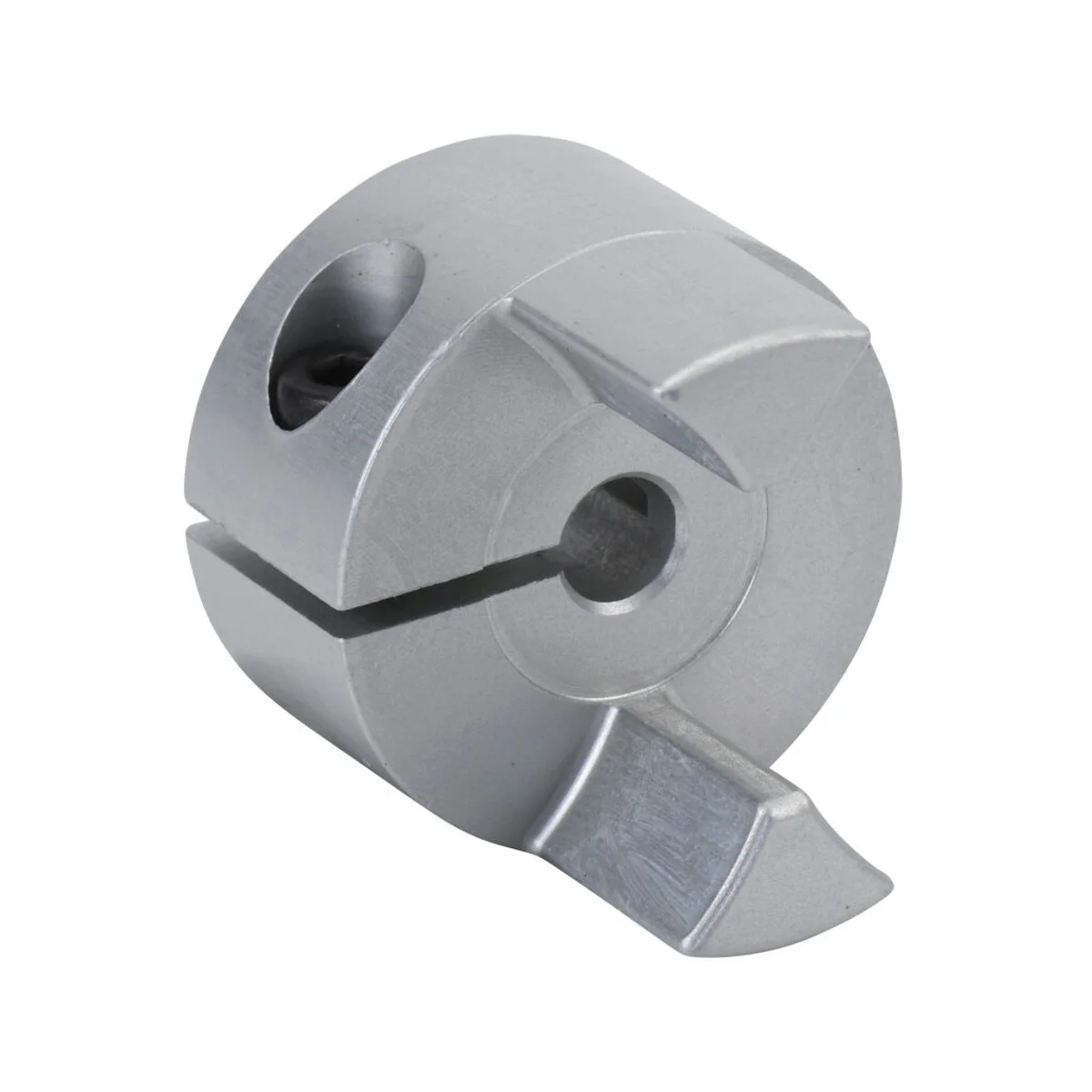 Sung-Il Machinery drive coupling hub, jaw type, aluminum alloy, clamp, size 20, 4mm bore. Requires SJC-20 series spiders.