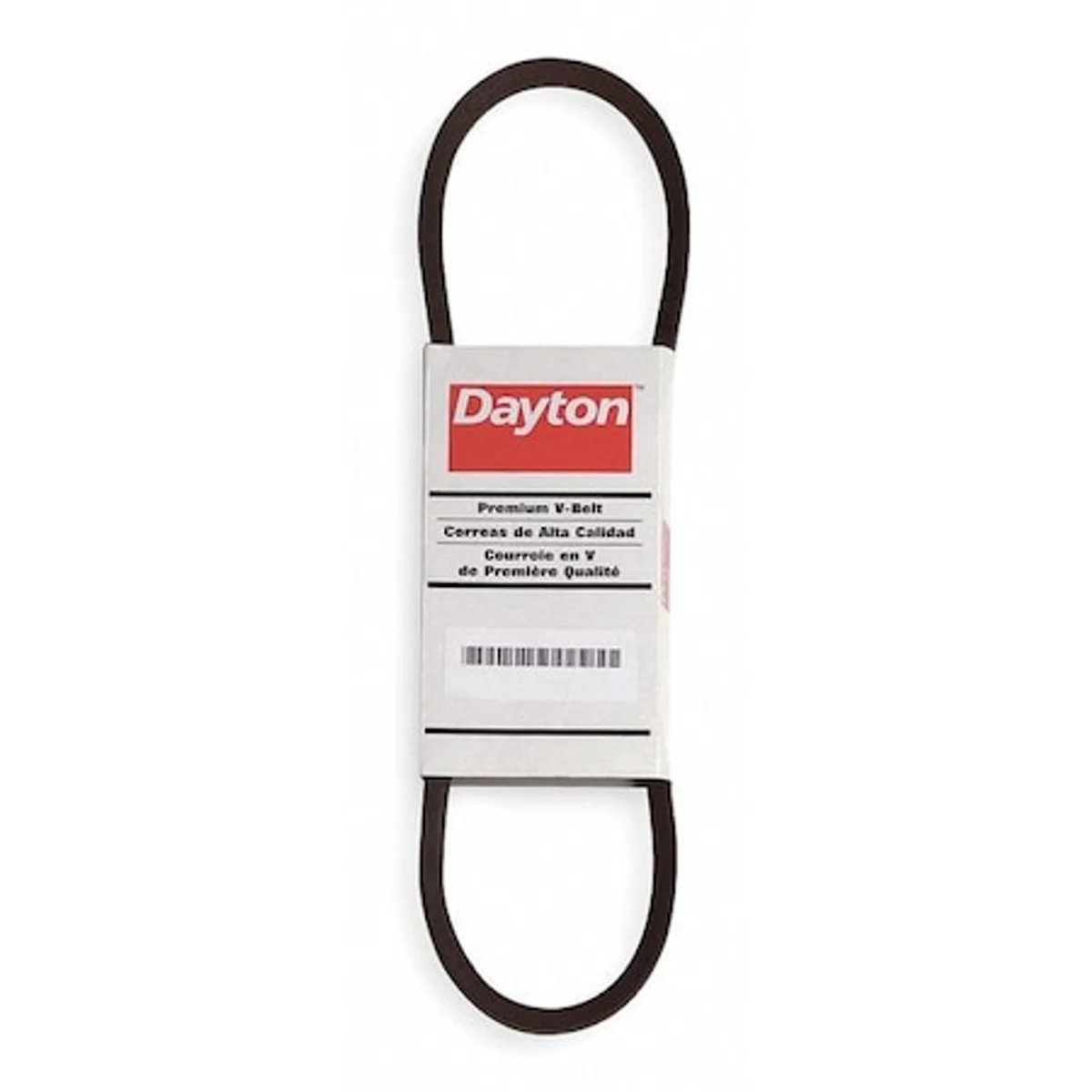 Dayton V-Belt, 24" Outside Length, 1/2" Top Width, 1 Ribs, 5/16" Thick, (4L240)