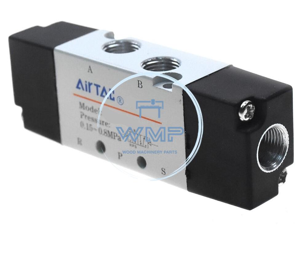 Airtac Air Pilot Valve, 5 Way, 1/4" NPT, 4A330E-08, 4A330E08T
