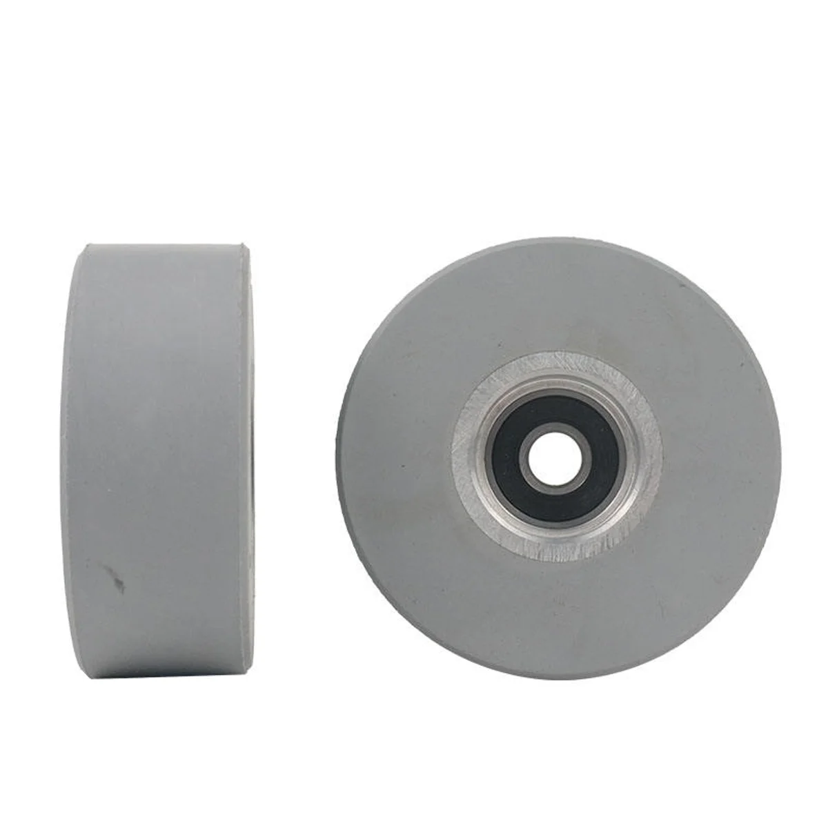 SCM Edgebander Rubber Pressure Roller Wheel, Grey, 65x8x25mm, (331661)