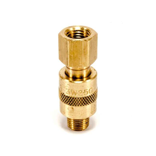 Slide Valve, Hand Slide Flow Control, 1/4" NPT Thread, Brass, Fost-Air (3W250)