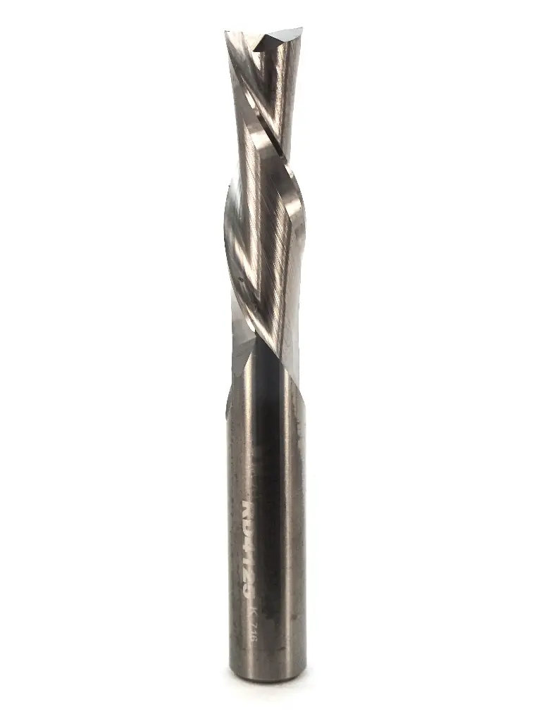 3/8" Down Cut Spiral Router Bit, 3/8" Cut Dia, 1-1/4" Cut Length, Whiteside RD4125