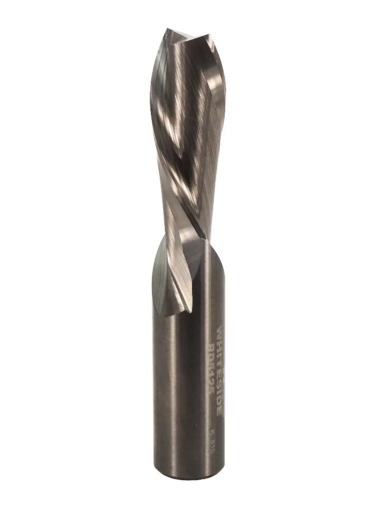 1/2" Down Cut Spiral Router Bit, 1/2" Cut Dia, 1-1/4" Cut Length, Whiteside RD5125