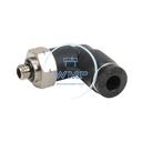5/32" tube to #10-32 UNF, pneumatic push-to-connect fitting, male, elbow, rotating